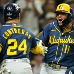 Jackson Chourio y William Contreras
