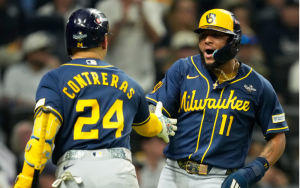 Jackson Chourio y William Contreras