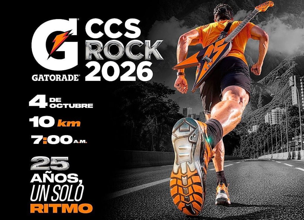 Histórico 25 Aniversario: La Gatorade Caracas Rock 2026 se corre este domingo