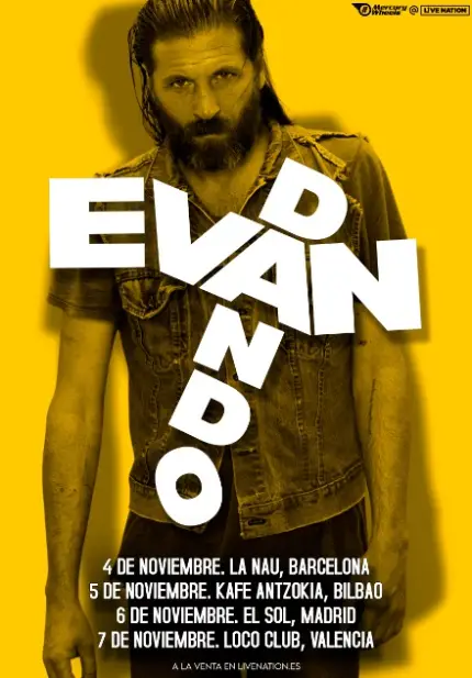 Uno de los últimos pasos por España de Evan Dando